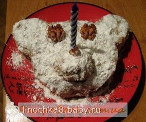 Первый рецепт торта ребенку на 1 год: