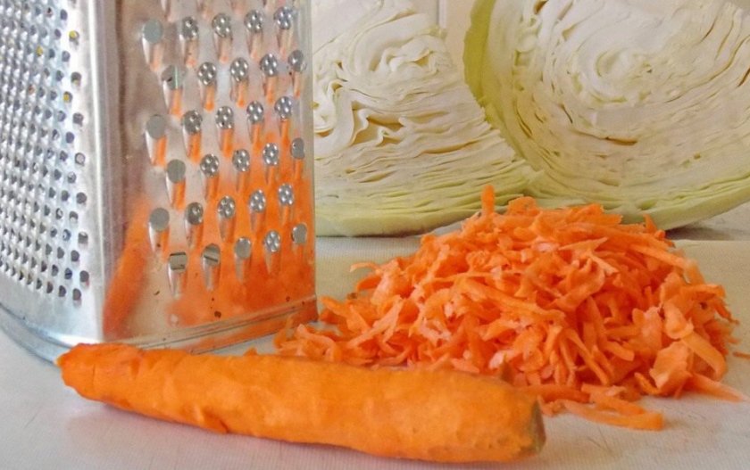 Капуста и морковь