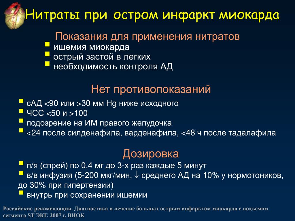 Острый инфаркт миокарда план сестринского ухода