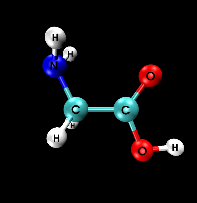 Molecule. Глицин аминокислота молекула. Глицин шаростержневая модель. Глицин молекула структурная формула. Молекула аминоуксусной кислоты.