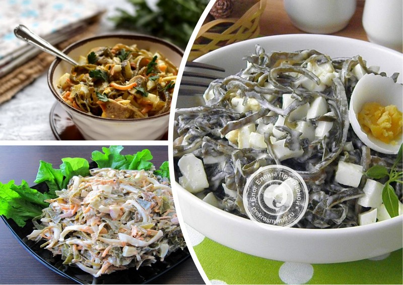 Как приготовить салат с морской капустой: разные рецепты