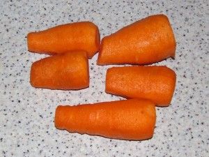 кусочки моркови