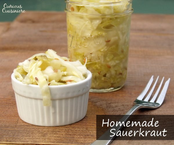 Cabbage and salt are all you need to make small batches of this authentic German sauerkraut recipe at home. 